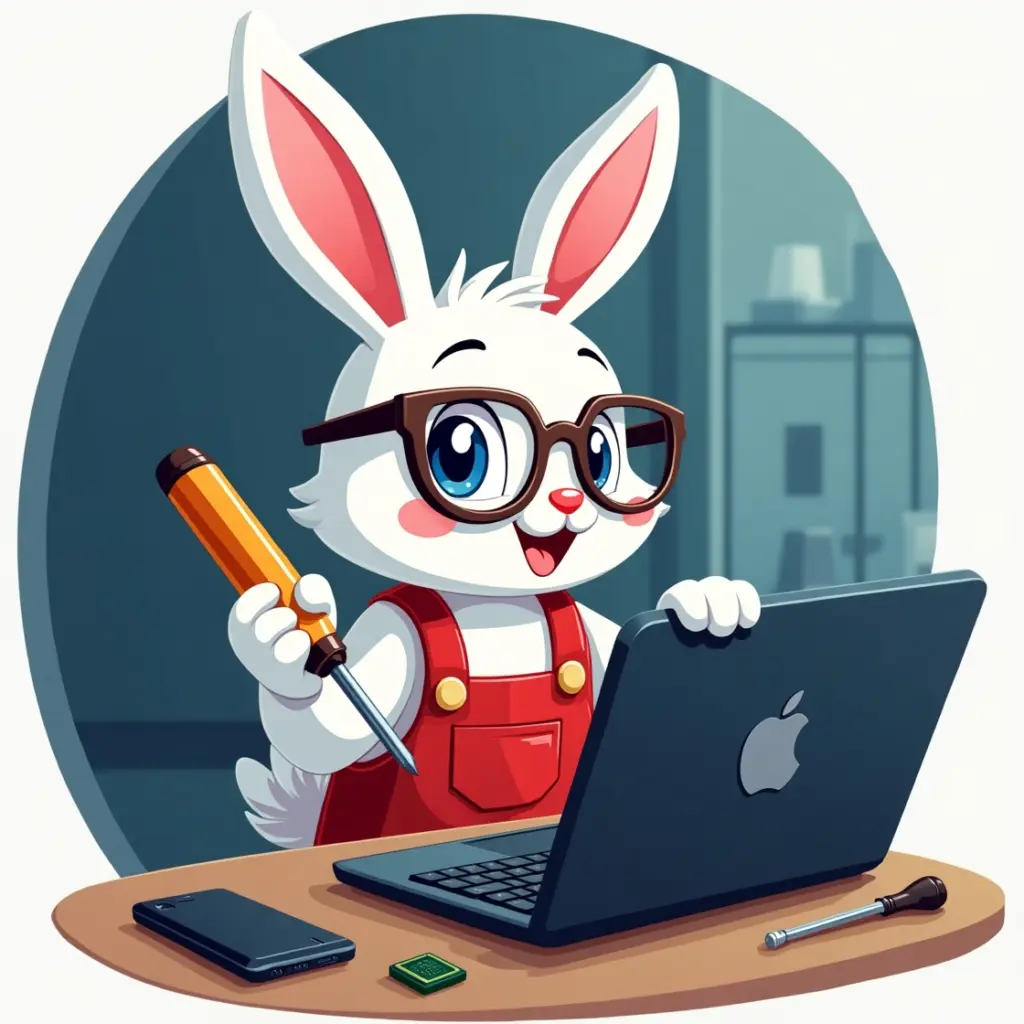 Home 1 Laptop Bunny